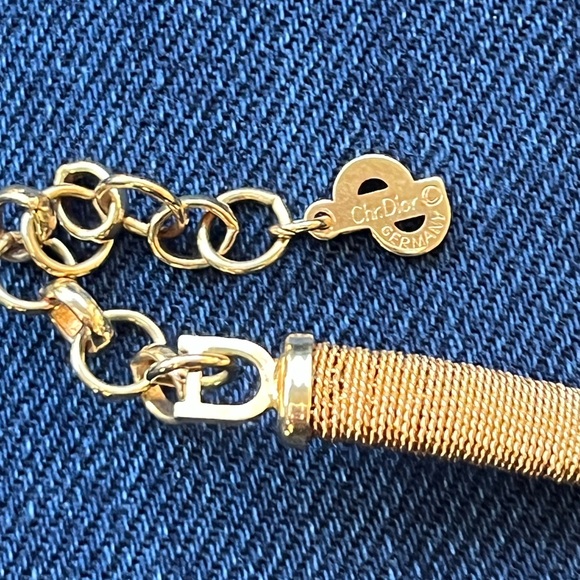 Christian Dior Gold Choker - Picture 3 of 10